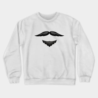 Fun Mustache Crewneck Sweatshirt